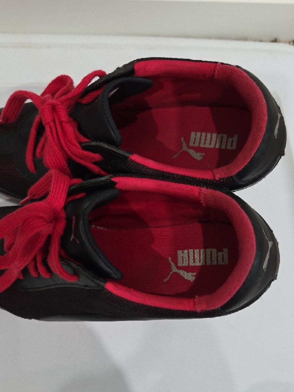 Puma Black and Hot Pink Wedge Sneaker - Picture 4 of 8